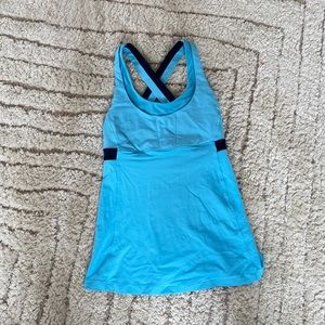 Lululemon light blue tank top